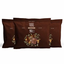 초크제로 ChocZero 50% 다크 초콜렛(10개 x 3팩) 무설탕 로우카브 무설탕 무알콜