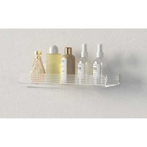 아크릴벽걸이선반 아크릴벽선반 무타공 미드센추리, 상세 페이지 참고, 브라운투명60x11x4cm
