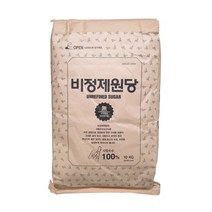 과일청 담글때 설탕 대신 원당 비정제원당 10kg 효소짱