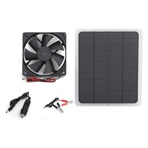 환풍기 20W 12V 태양 배기 팬 공기 추출기 6 인치 미니 인공 호흡기 개 치킨 하우스 온실 rv에 대 한 전지, 01 20W