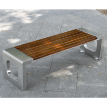 야외 벤치의자 정원의자 평의자 원목 스틸 테라스, 스테인리스 스틸 아크 체어201 플라스틱 목재