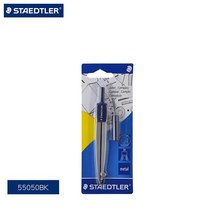 제도판 STAEDTLER-전문가용 조정 가능 드로잉 서클 컴퍼스 학교 사무실 엔지니어링 문구 1 세트, [01] 55050BK