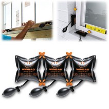 (아쇼핑) 창호 샷시 수직 수평 작업 가구 높이조절 에어백(3개)지렛대 에어자키 높이조절 에어작기 에어작키 (아쇼핑), 상세페이지 참조