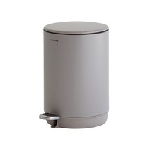 첼시 원형휴지통5L_그레이, 까사미아 첼시-원형휴지통5L-GY, 1개