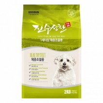 강아지사료 진수성찬 1세이상 체중조절용 리필 2kg 0.8519ea, SH_ 본상품선택