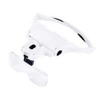 안경 확대경 헤드형 화이트, 4개