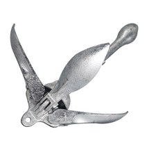 정박 보트 레저 보트닻 소형 닻 선박 배 경량 앵카, 0.7kg 선박 앵커 20m 로프