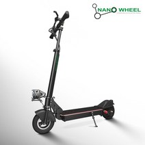 [나노휠]전동킥보드 AIR500W Plus+48V21ah, 상세설명 참조, 블랙 (21Ah)/선택안함(택배)