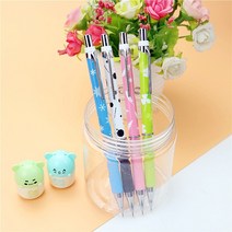 전시 일러스트 시각디자인 귀여운 0.5 0.7mm 연필 고무 그립 펜 편안한 노동 절약 그리기 및 쓰기 기계, 03 0.5 boys color 1PCS