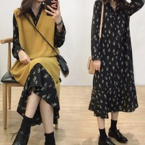 상견례옷차림 블랙 아나운서원피스 봄신상