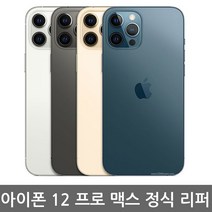 [애플 리퍼] 애플 아이폰 12 Pro Max 공기계 리퍼 자급제, 실버, 아이폰12 프로 맥스 512G