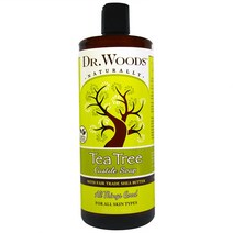 닥터우즈 카스틸 솝 티트리 공정무역 시어버터 946ml Dr. Woods Tea Tree Castile Soap Shea Butter