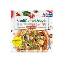 오뚜기 간단한 요리 치킨&루꼴라 컬리플라워도우 피자 4 방학 아이들 탕비실 회사 간식 혼밥 식사대용 자취 410g, 1개