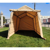 코스트코 간이 천막(스몰) 중간사이즈 신상/ 야외 천막 / 대형 캐노피 / 간이 주차장, 베이지