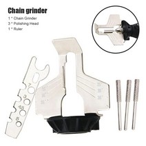 HSS 전기 톱 샤프닝 어태치먼트 세트 전기 그라인더 액세서리 키트 70mm 톱 체인 도구 용 다기능, 보여진 바와 같이