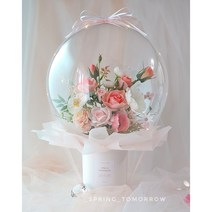 [내일도 봄] 장미꽃풍선 어버이날 임신선물 생일선물 꽃풍선 엄마생신 요양원선물 레터링 환갑 결혼 출산 승진축하 프로포즈 시댁 아내 결혼기념일 용돈, 화이트, led조명+3000, 없음
