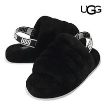 어그(UGG) 어 그 털슬리퍼 플러프 예 슬라이드 블랙 1098494K-BLK