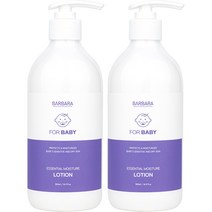 바르바라 베이비 에센셜 모이스처 고보습 로션, 2개, 500ml