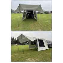 차박 텐트 도킹 차랑용 쉘터 스타렉스 팰리세이드 카니발, 외부텐트
