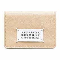 메종 마르지엘라 명품마르지엘라 넘버링 로고 바이폴드 카드지갑 베이지 S56UI0220 PR044 T2086