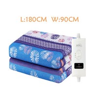 허리 찜질 매트 전기 가열 담요 220v 두꺼운 난방 담요 온도 조절기 카펫 더블 바디 겨울 따뜻한 시트 전기 리스, 보라색180cm 90cm