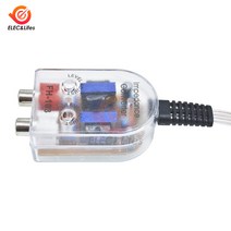 주파수변환기 12V 카 오디오 고/저 RCA 라인 서브 우퍼 임피던스 컨버터 필터 출력, 한개옵션0