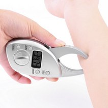 디지털 체지방 캘리퍼스 스킨폴드 LCD 디스플레이 캘리퍼 폴드 분석기 측정 두께
