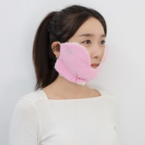 고운 골프 자외선 차단 여성용 E타입 양털 방한 겨울용 마스크, 베이지