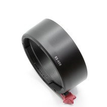 카메라 렌즈후드 canon rf50mm f1.8 stm 스냅온 브래킷용 es65b 렌즈 후드 es 65b는 반대로 설치할 수 있습니다., 없음