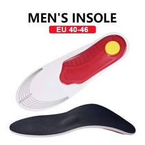 요족깔창 족저근먹염 평발 아치 군화 깔창 Orthotic Shoe Pads Corrected Arch Support Sports Cushion Plantar Fasciitis Fl, [03] EVA Men Size