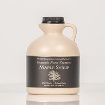 Mansfield Maple Certified Organic Pure Vermont Maple Syrup in Plastic Jug Amber Rich (Vermont Medium, 1