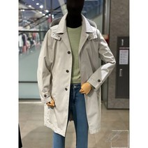 킨록앤더슨 프리미엄 루즈핏 트렌치 변형 후드 맥코트 FBH12S0M2