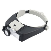 루페 루뻬LED 돋보기 핸즈프리 헤드밴드 2 Led 전문 보석상 루페, 한개옵션0