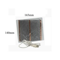 필름히터 5V USB 전기 난방 필름 패드 열 탄소 섬유 원적외선 히터 랩 애완 동물 재킷 조끼 장갑 양말 바지, 04 165x140mm_01 5V