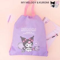 신발주머니 쿠로미 조크 조리개 초등학생 여아실내화가방 입학준비물 신학기선물 1학년 2학년 실내화가방