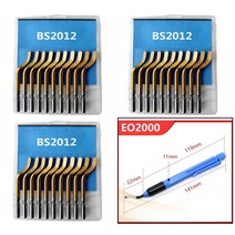 디버링 툴 날30개+핸들 트리머 스크레퍼 블레이드 면취기 비트 모따기, BS2012 디버링날 30개+펜형핸들