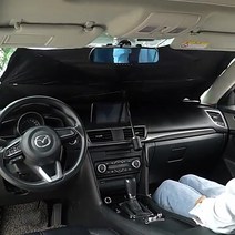 2P 자동차앞유리햇빛가리개 차양막 전면, 차량용 햇빛가리개 대형