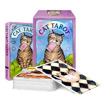 [한스미디어] CAT TAROT 공식 한국판- 타로카드 78장 & 한글 가이드북
