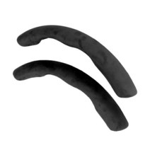 범용 스웨이드 자동차 바퀴 보호 커버 쉬운 설치, 01 Black