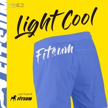 핏섬 라이트쿨 팬츠 남성용 배드민턴 바지 110(2XL) 라이트퍼플 민턴로그