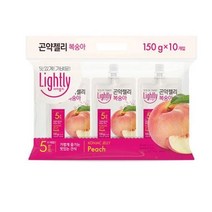 라이틀리 곤약젤리 복숭아 150g x 10개