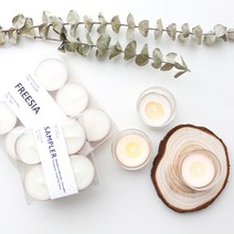 안녕오월 티라이트캔들 향초 소이캔들 미니양초 4구/6구/9구, 4구, 14. 유칼립투스