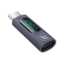 Toocki 디스플레이 pd c타입 to c타입 otg젠더, 그레이, 1개