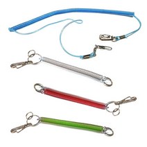 부산가자낚시-다용도스프링 줄 분실방지스프링 우레탄, 10cm스프링-블루