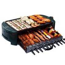 전기바베큐그릴 꼬치구이 360 도 자동 회전 바베큐 기계 220V/1800W 다기능 그릴 HRG2013 냄비 꼬치