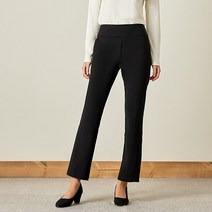 헬렌카렌 인생핏 편한 이중직 여성 스판 기모 7cm 광폭 밴딩 팬츠