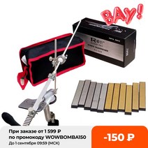 전동 그라인더 공구 Ruixin pro 알루미늄 합금 나이프 숫돌 시스템 360도 플립 일정한 각도 연삭 도구 그라인더 기계 돌, 세트 9, 협력사