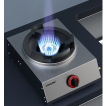 가스 스토브 중식 화구 버너 고화력 중국집 브루스타, 이중 스토브