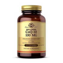 솔가 메가솔브 코큐텐 100mg 코엔자임Q10 유비퀴논 90정, 1개