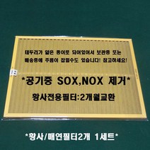 웅진 코웨이 공기청정기 AP-1515D AP-1717A 황사 매연필터2개 1세트